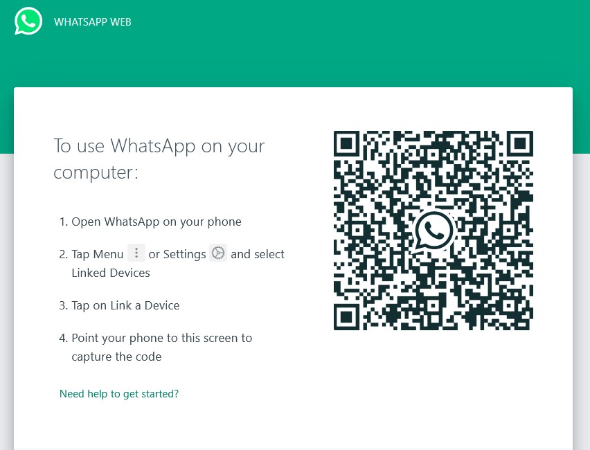 WhatsApp Business web